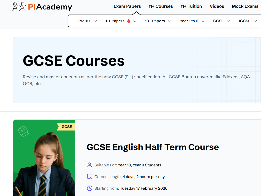 PI Academy Discount Code 2026: Save an extra 25% on GCSE Revision Courses